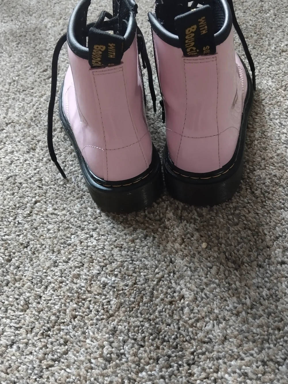 Dr. Martens 1460 Pascal Patent Leather Boot in Pink